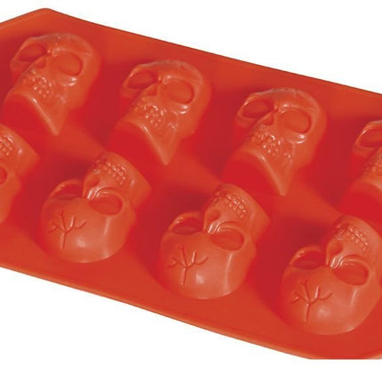 Halloween Ijsblokjesvorm Doodshoofden 21cm - Partywinkel - 8434077190425
