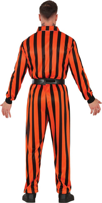 Halloween Jumpsuit Heren Harlekijn Gevangene van Fiestas Guirca koop je bij Partywinkel