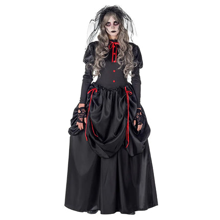 Halloween Jurk Dames Black Widow van Boland koop je bij Partywinkel
