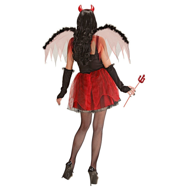 Halloween Jurk Dames Duivel van Widmann koop je bij Partywinkel