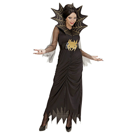 Halloween Jurk Dames Spider Lady van Widmann koop je bij Partywinkel