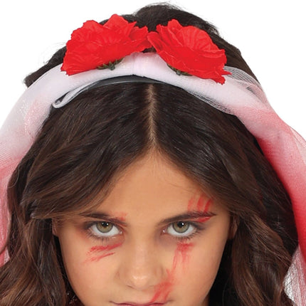 Halloween Jurk Meisje Met Bloed van Fiestas Guirca koop je bij Partywinkel