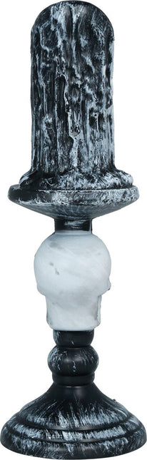 Halloween Kandelaar Grijs Skelet 1st van Fiestas Guirca koop je bij Partywinkel