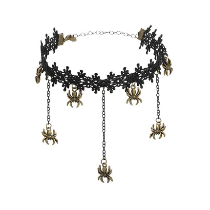 Halloween Ketting Choker Spin van Boland koop je bij Partywinkel