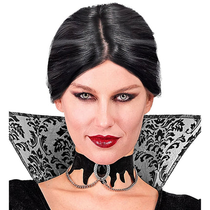 Halloween Ketting Fluweel Met Edelsteen van Widmann koop je bij Partywinkel