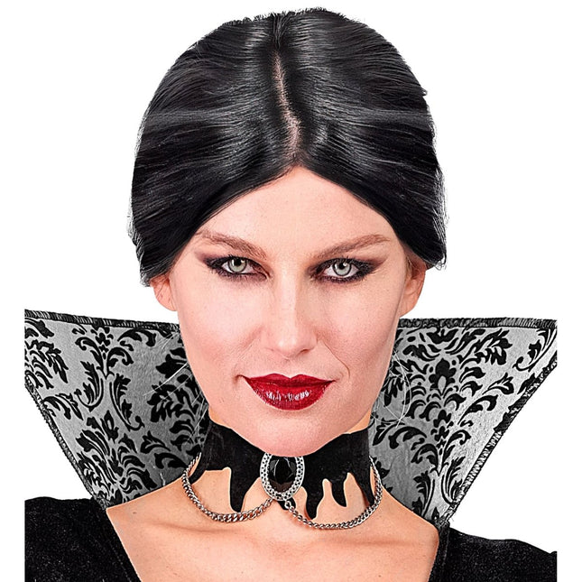 Halloween Ketting Fluweel Met Edelsteen van Widmann koop je bij Partywinkel