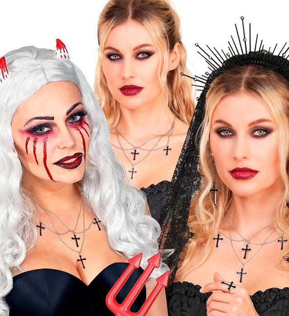 Halloween Ketting Kruisen van Widmann koop je bij Partywinkel