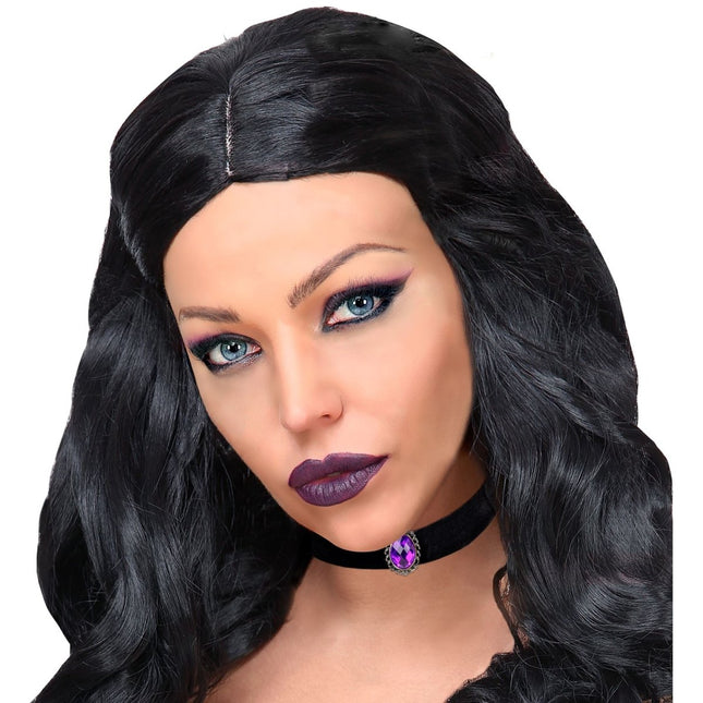 Halloween Ketting Paarse Steen van Widmann koop je bij Partywinkel