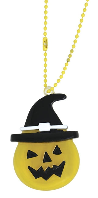Halloween Ketting Pompoen Met Licht 5cm - Partywinkel - 8434077190593