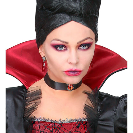 Halloween Ketting Rode Steen van Widmann koop je bij Partywinkel