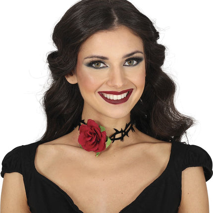 Halloween Ketting Roos - Partywinkel - 8434077247716