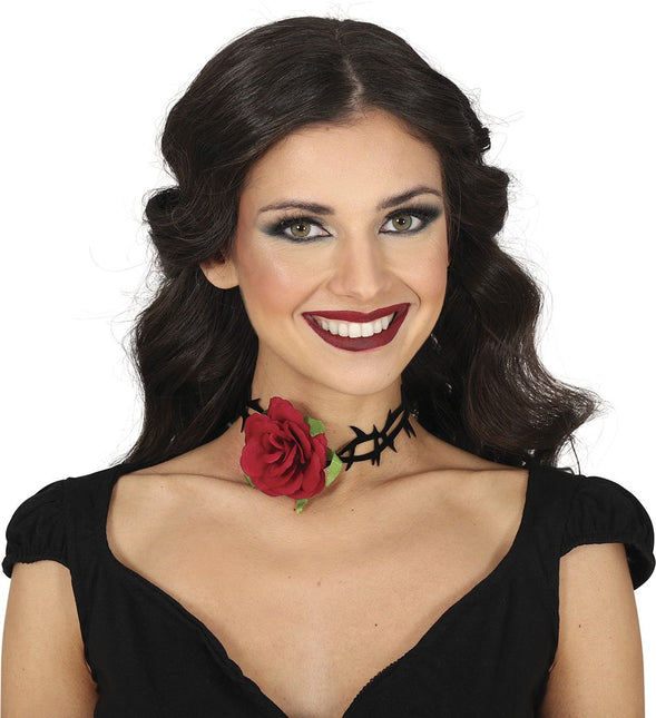 Halloween Ketting Roos - Partywinkel - 8434077247716