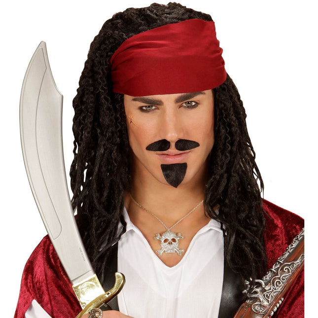 Halloween Ketting Schedel Met Diamanten van Widmann koop je bij Partywinkel