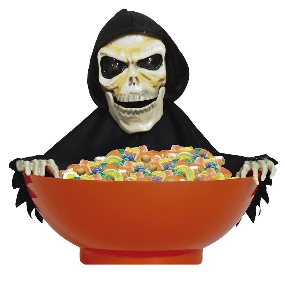 Halloween Schale mit Skelett 24cm – Partywinkel