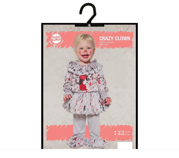 Halloween Kostuum Baby Clown van Fiestas Guirca koop je bij Partywinkel