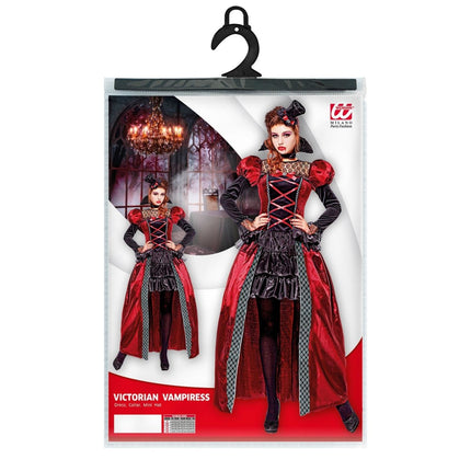 Halloween Kostuum Dames Vampier 3 delig van Widmann koop je bij Partywinkel