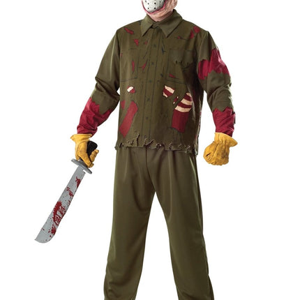 Halloween Kostuum Jason Groen XL van Rubies koop je bij Partywinkel