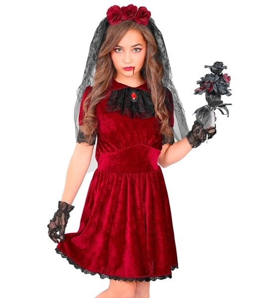 Halloween Kostuum Kind Gothic Vampierbruid van Widmann koop je bij Partywinkel