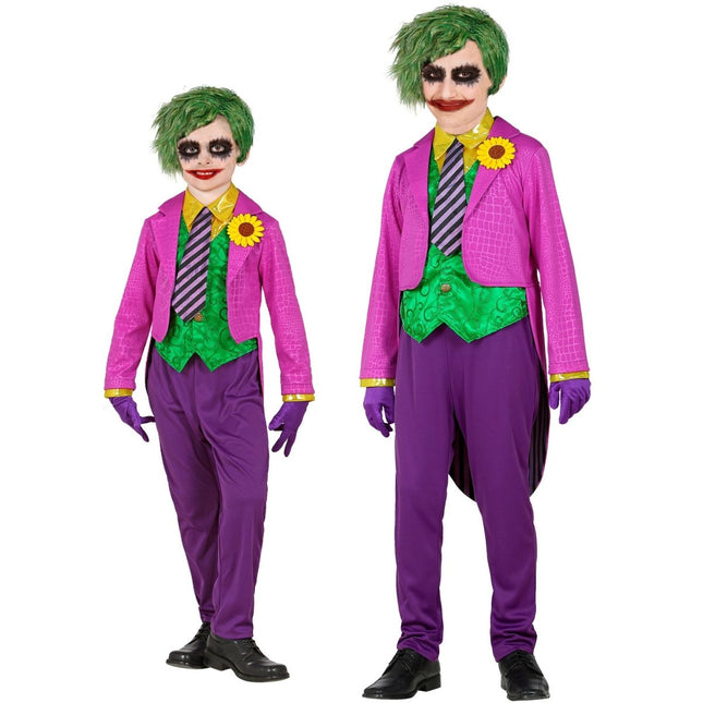 Halloween Kostuum Kind Joker van Widmann koop je bij Partywinkel