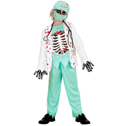 Halloween Kostuum Kind Zombie Dokter van Widmann koop je bij Partywinkel