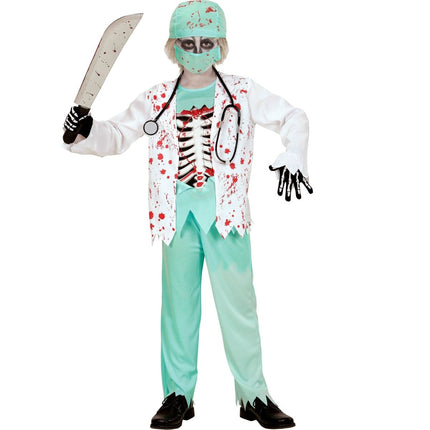 Halloween Kostuum Kind Zombie Dokter van Widmann koop je bij Partywinkel
