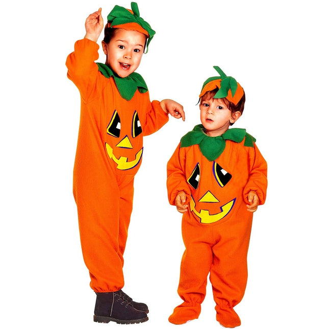 Halloween Kostuum Oranje Baby Pompoen 2 delig van Widmann koop je bij Partywinkel