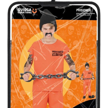 Halloween Kostuum Oranje Kind Gevangene van Fiestas Guirca koop je bij Partywinkel