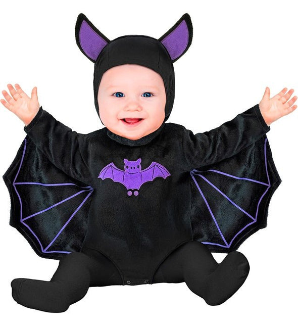 Halloween Kostuum Zwart Baby Vleermuis van Widmann koop je bij Partywinkel