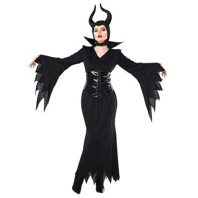 Halloween Kostuum Zwart Dames Heks van Boland koop je bij Partywinkel