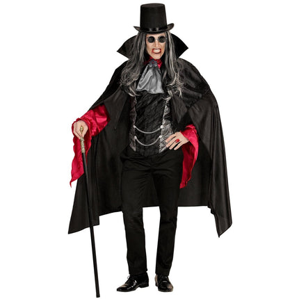 Halloween Kostuum Zwart Heren Vampier van Widmann koop je bij Partywinkel