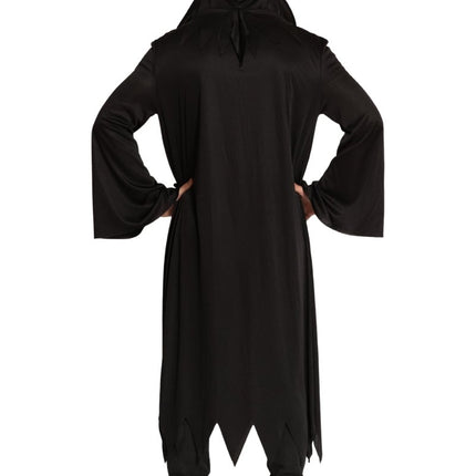 Halloween Kostuum Zwart Magere Hein van Partychimp koop je bij Partywinkel