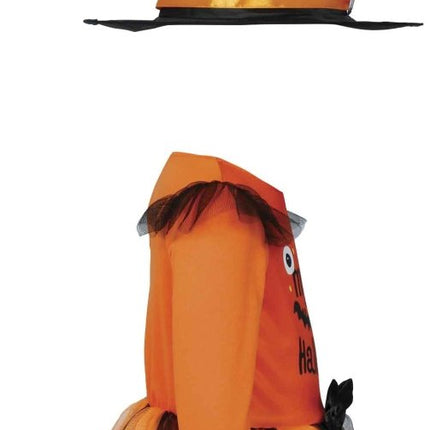 Halloween Kostuum Zwart Oranje Baby Heks van Fiestas Guirca koop je bij Partywinkel