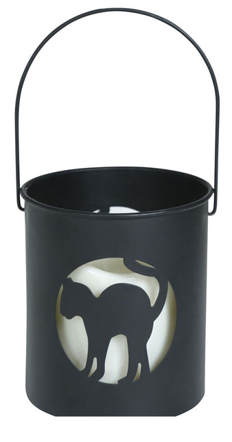 Halloween Lantaarn Kat 10cm - Partywinkel - 8434077249871