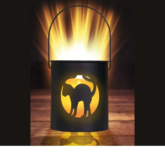 Halloween Lantaarn Kat 10cm - Partywinkel - 8434077249871
