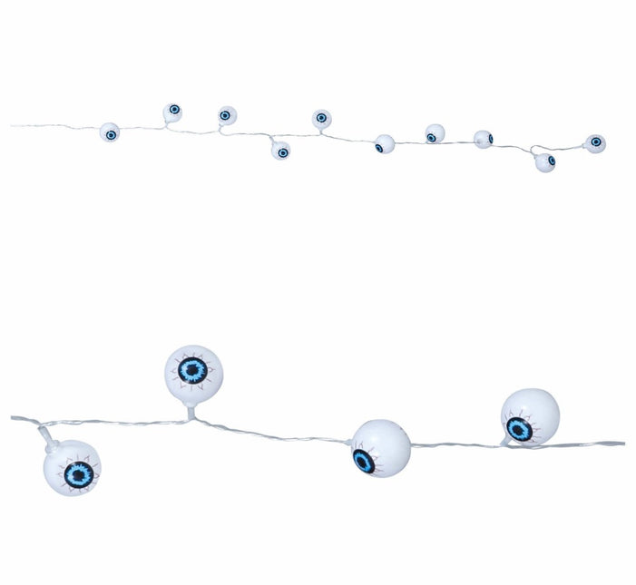 Halloween Lichtslinger LED Ogen 1,3m van Fiestas Guirca koop je bij Partywinkel