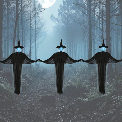 Halloween Lichtsnoer Drie Heksen 1,6m van Fiestas Guirca koop je bij Partywinkel