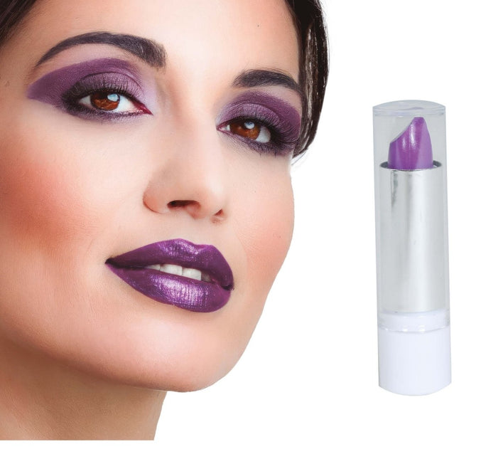 Halloween Lippenstift Paars - Partywinkel - 8434077154595