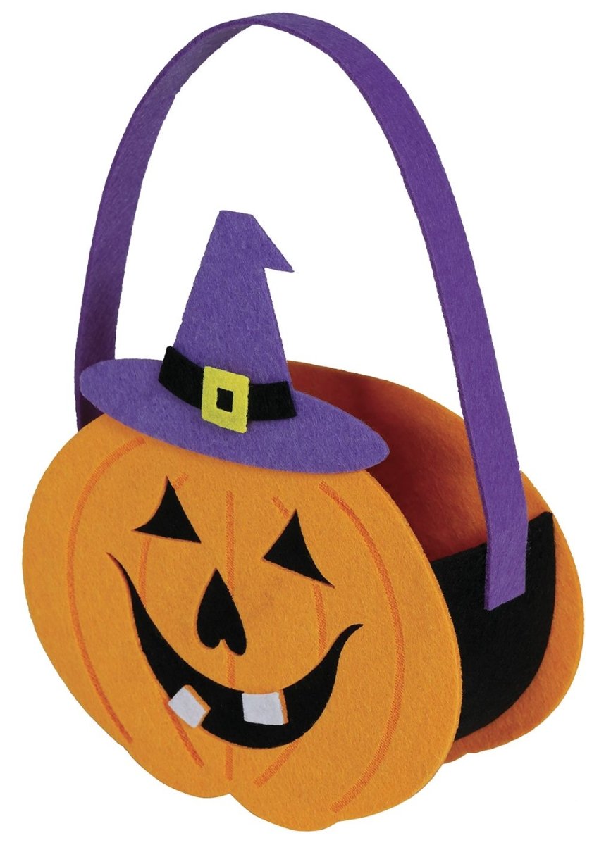 Halloween Korb Kürbis 18cm – Partywinkel