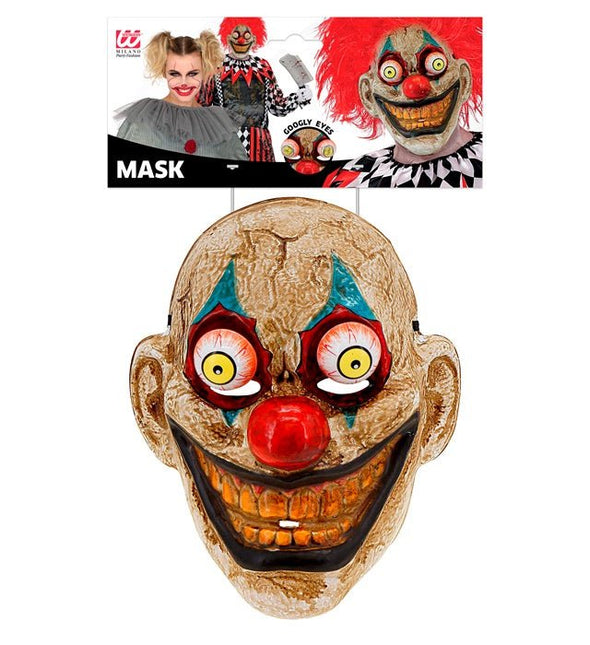 Halloween Masker Clown Wiebelen Ogen van Widmann koop je bij Partywinkel