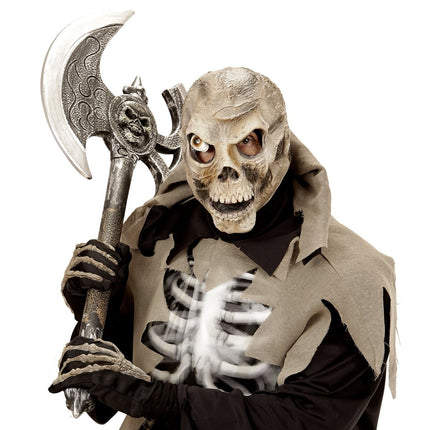 Halloween Masker Grijs Kind van Widmann koop je bij Partywinkel