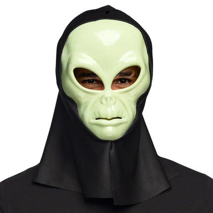 Halloween Masker Groen Alien van Boland koop je bij Partywinkel