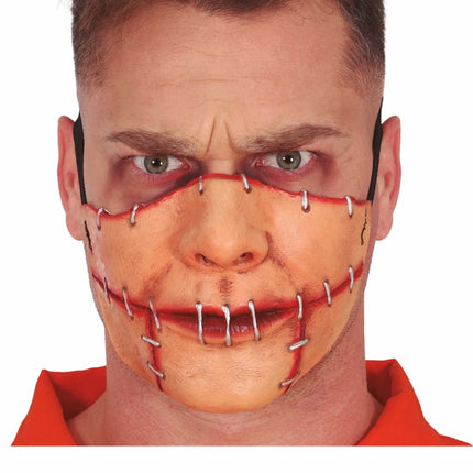 Halloween Masker Hechtingen Bloed van Fiestas Guirca koop je bij Partywinkel