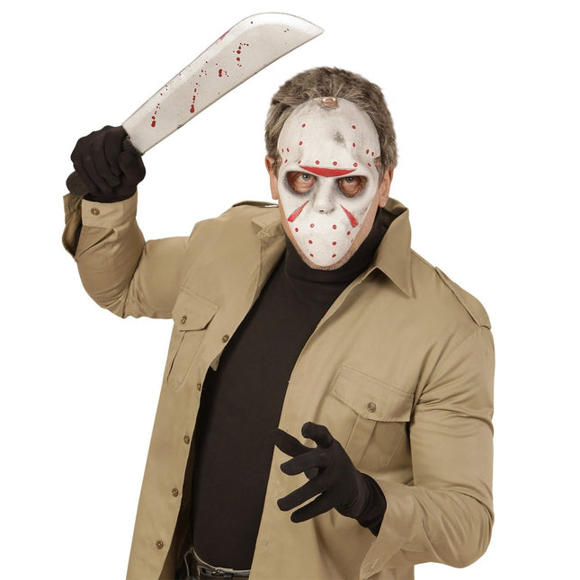 Halloween Masker Hockeymasker van Widmann koop je bij Partywinkel