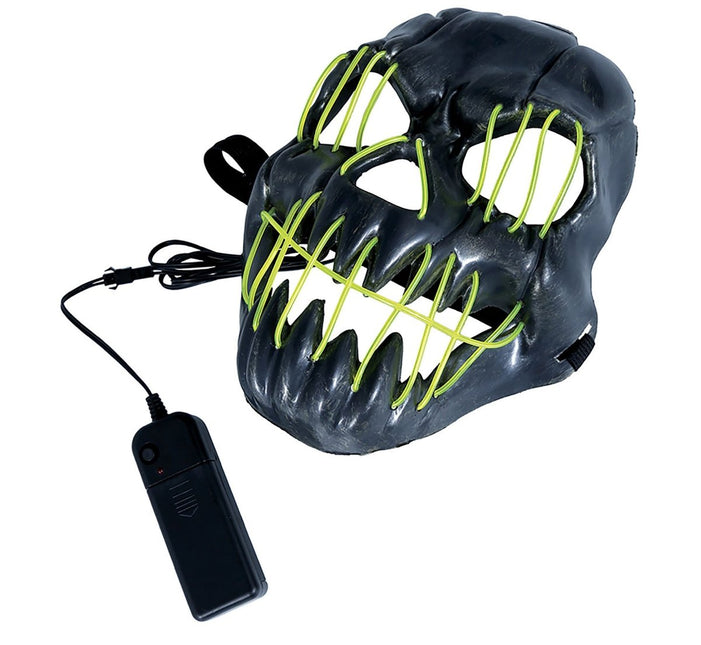 Halloween Masker Lachend Met Licht van Fiestas Guirca koop je bij Partywinkel