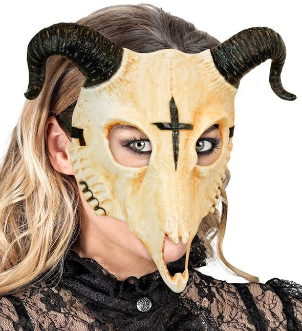 Halloween Masker Ram Kruis van Widmann koop je bij Partywinkel
