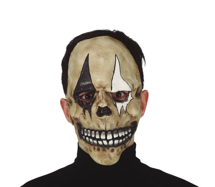 Halloween Masker Schedel Harlekijn van Fiestas Guirca koop je bij Partywinkel