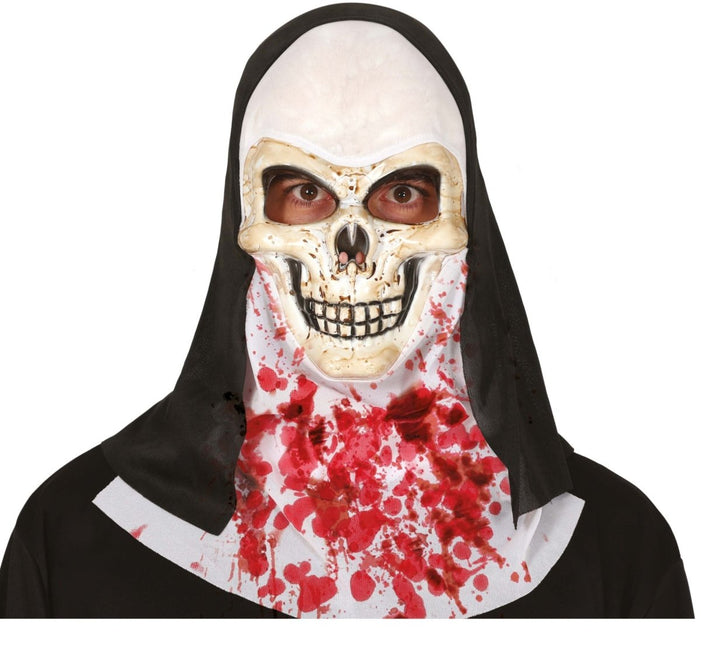 Halloween Masker Schedel Met Bloed - Partywinkel - 8434077200643