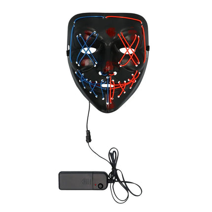 Halloween Masker Smile Led Licht van Boland koop je bij Partywinkel
