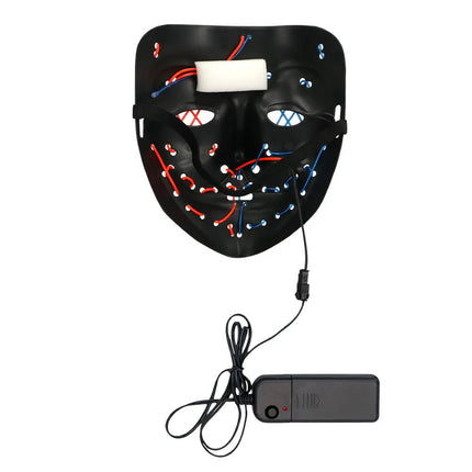 Halloween Masker Smile Led Licht van Boland koop je bij Partywinkel