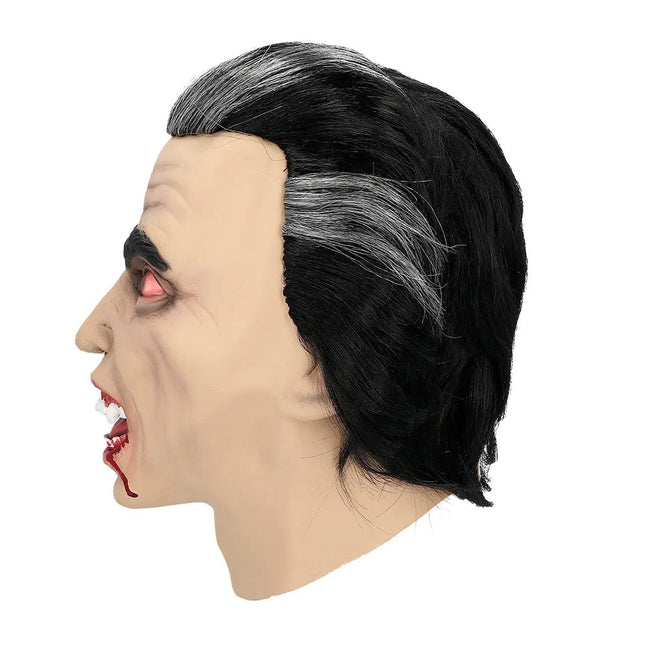 Halloween Masker Vampier Met Bloed van Boland koop je bij Partywinkel